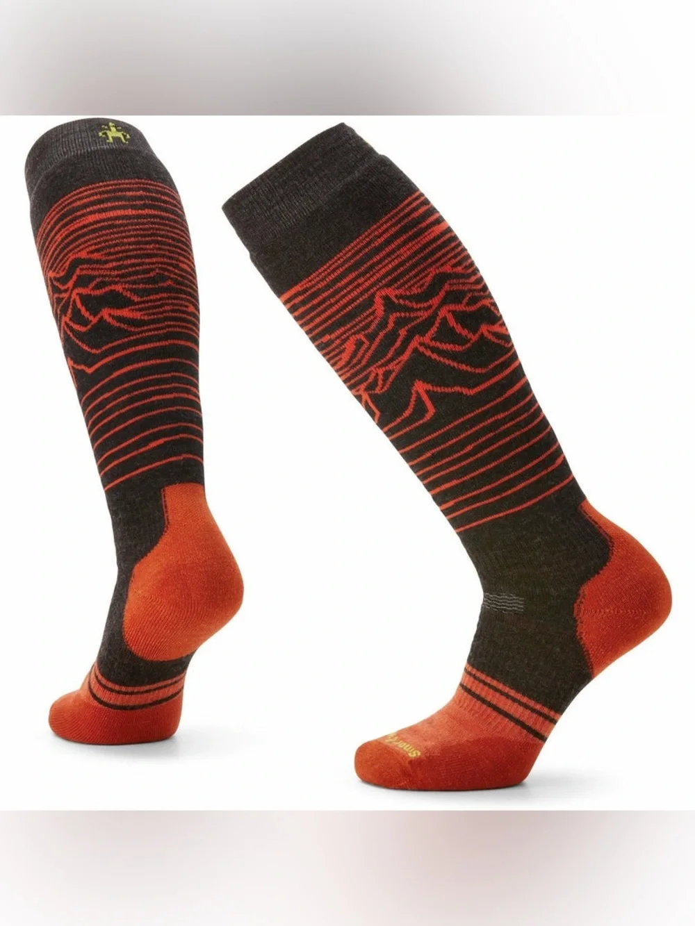 NWOT 2 Pairs of Smartwool Snowboard Full Cushion Pattern Over The Calf Socks.